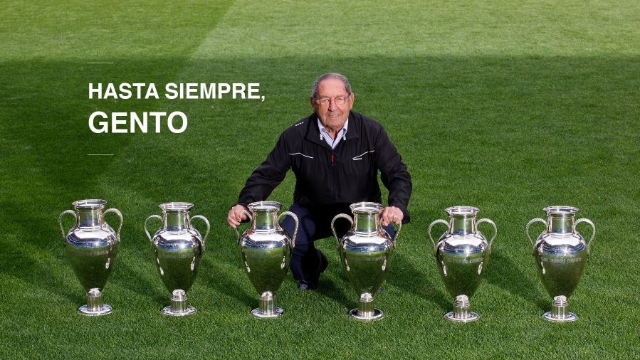 خنتو ستاره فقید رئال مادرید تنها بازیکن با 6 قهرمانی در لیگ قهرمانان اروپا