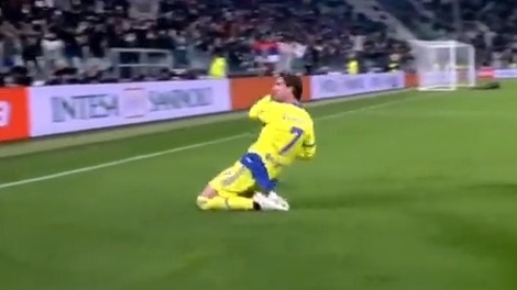گل دوم یوونتوس به ساسولو (ولاهوویچ)
