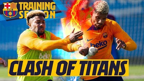 تمرین پنجشنبه عصر بارسلونا برای تقابل با اسپانیول