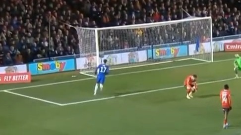 گل اول چلسی به لوتون (سائول)