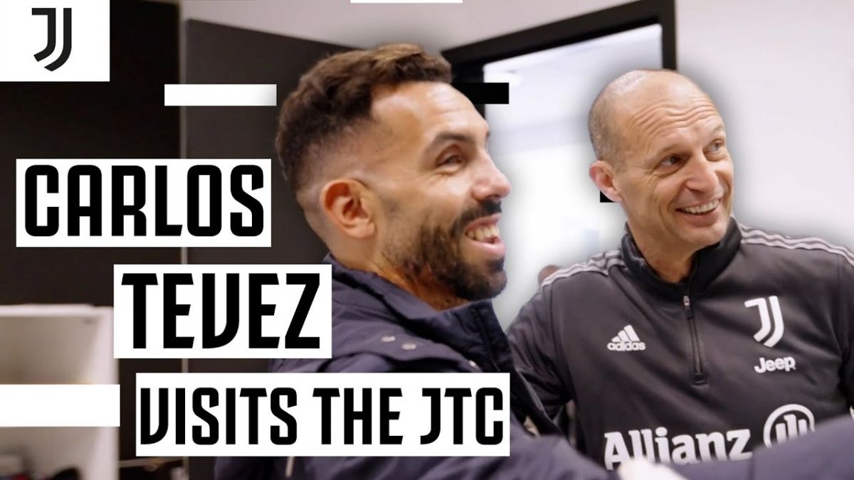 بازدید کارلوس توز از کمپ تمرینی یوونتوس و دیدار با بازیکنان و اعضای باشگاه