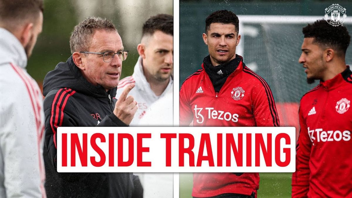 تمرینات منچستریونایتد پیش از تقابل با نوریچ