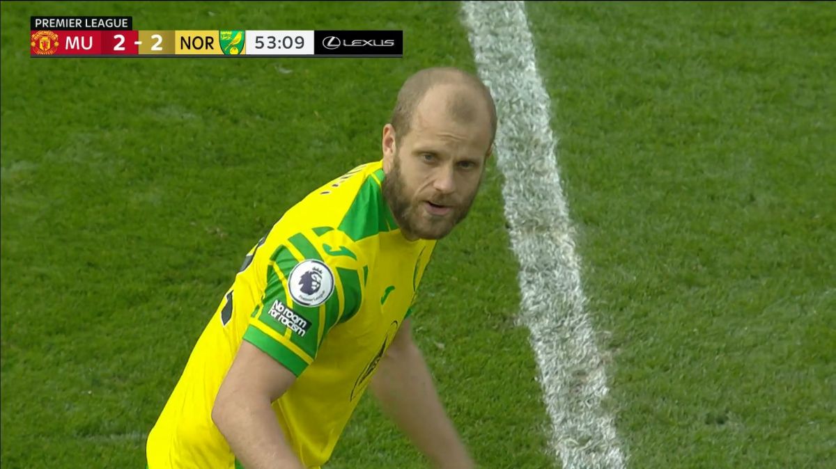 گل دوم نوریچ به منچستریونایتد (تیمو پوکی)