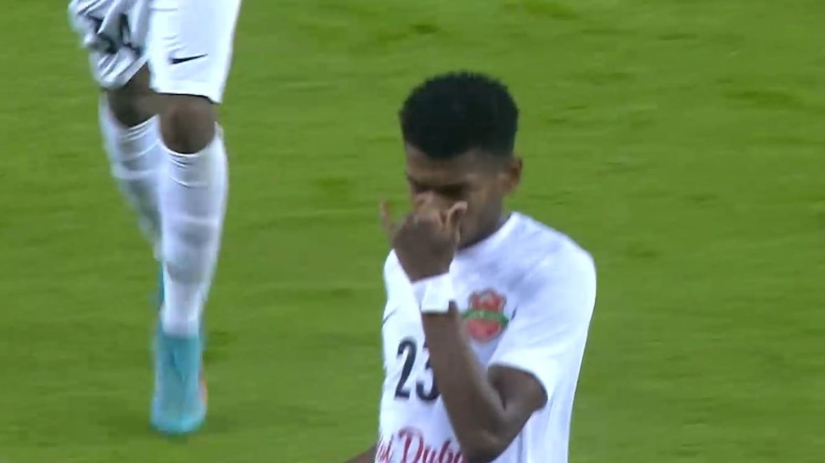 گل اول شباب الاهلی به فولاد (الغسانی)