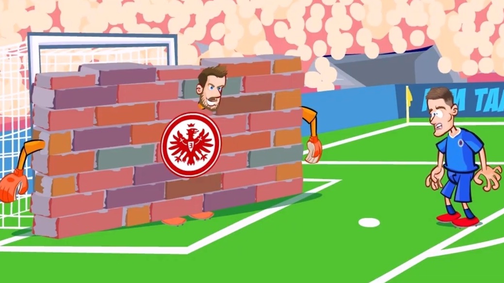 انیمیشن طنز بازی فرانکفورت و رنجرز فینال لیگ اروپا