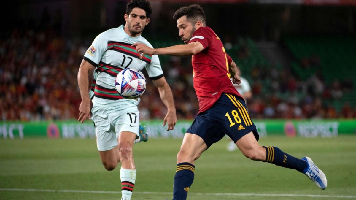 خلاصه بازی اسپانیا 1-1 پرتغال