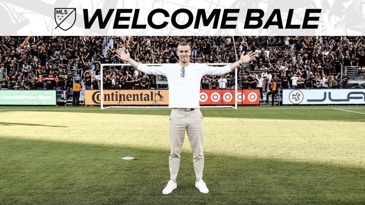 مراسم معارفه گرت بیل در لس آنجلس اف سی