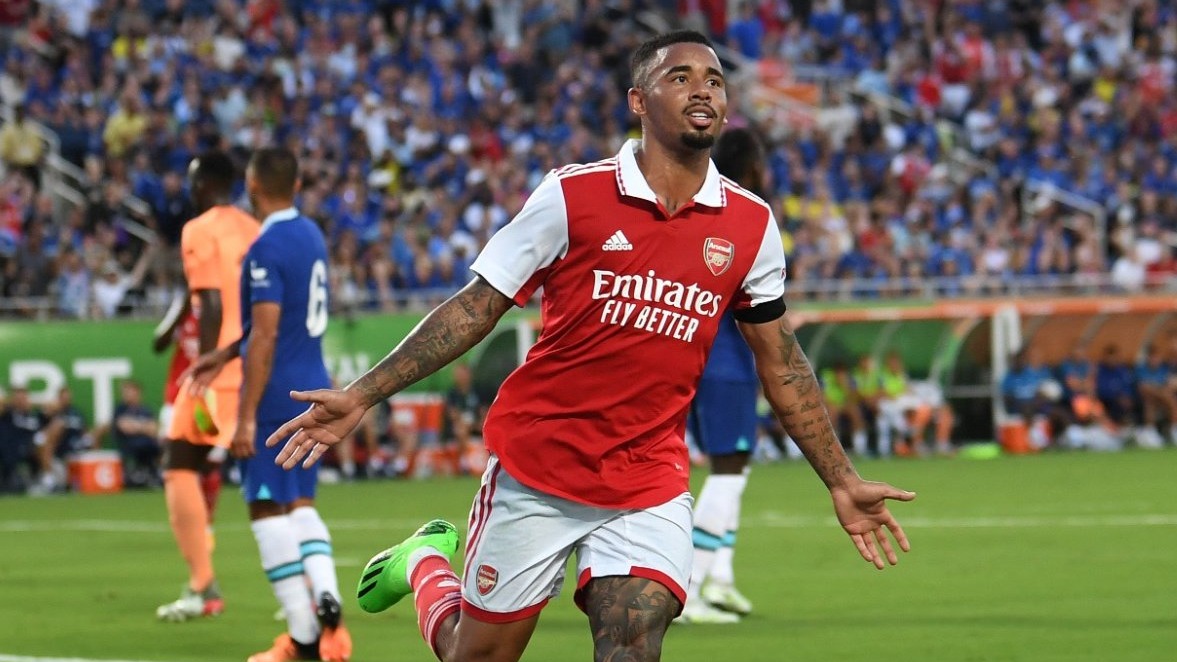 گل اول آرسنال به چلسی (ژسوس)