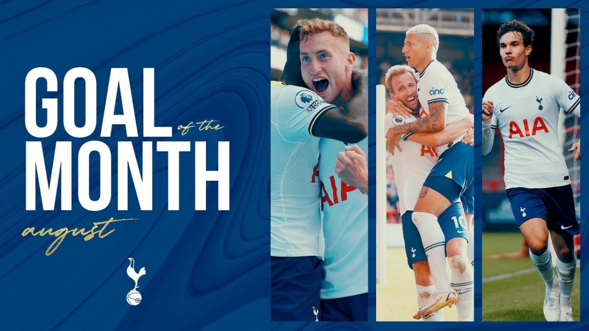 گلهای برتر تاتنهام در ماه آگوست 2022