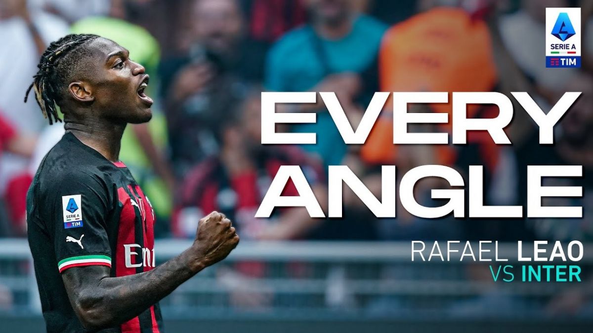 گل رافائل لیائو ستاره میلان به اینتر از تمامی زوایا