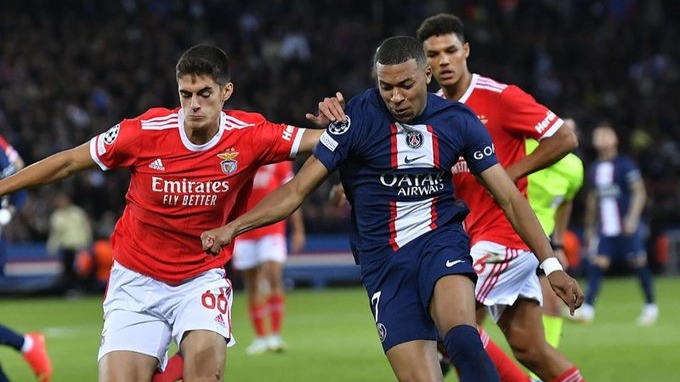 خلاصه بازی پاری سن ژرمن 1-1 بنفیکا