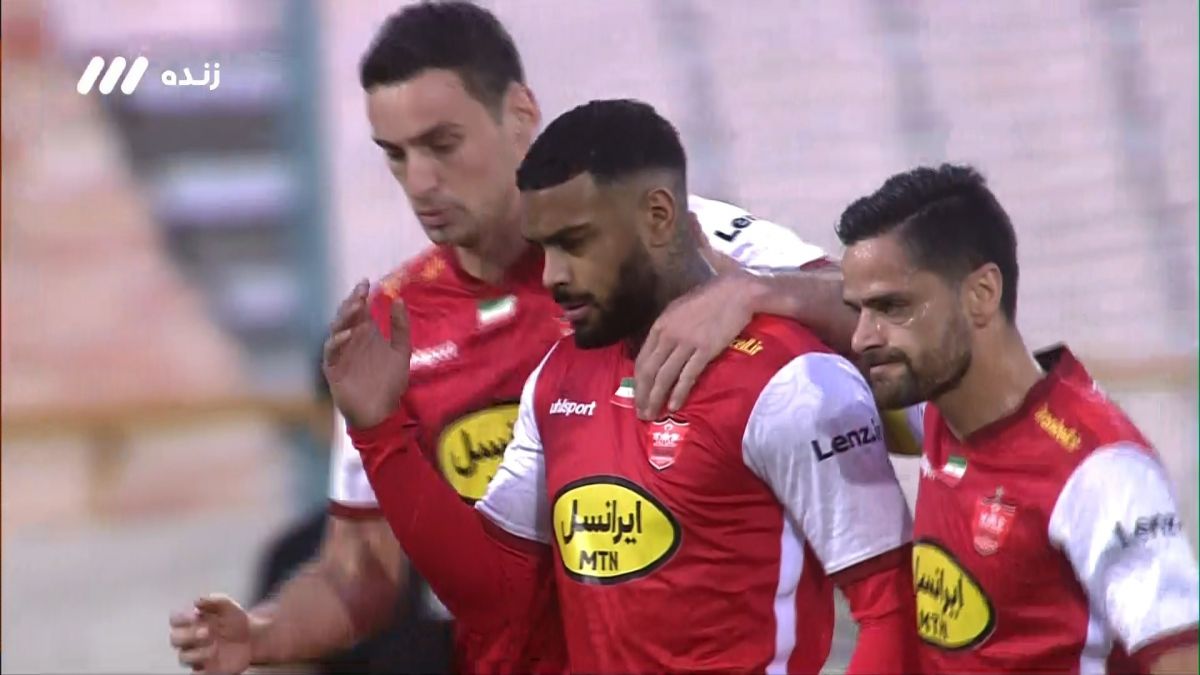گل اول پرسپولیس به مس رفسنجان (لوکادیا)