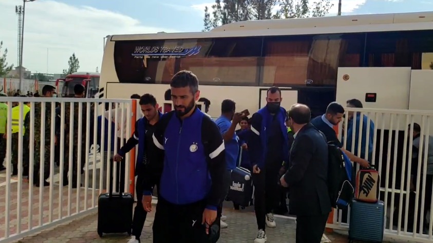 اختصاصی/ ورود تیم استقلال به ورزشگاه برای بازی سوپرجام مقابل نساجی