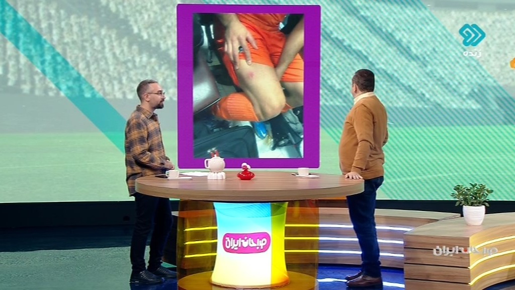 گاز گرفتن پای بازیکن در لیگ یک!