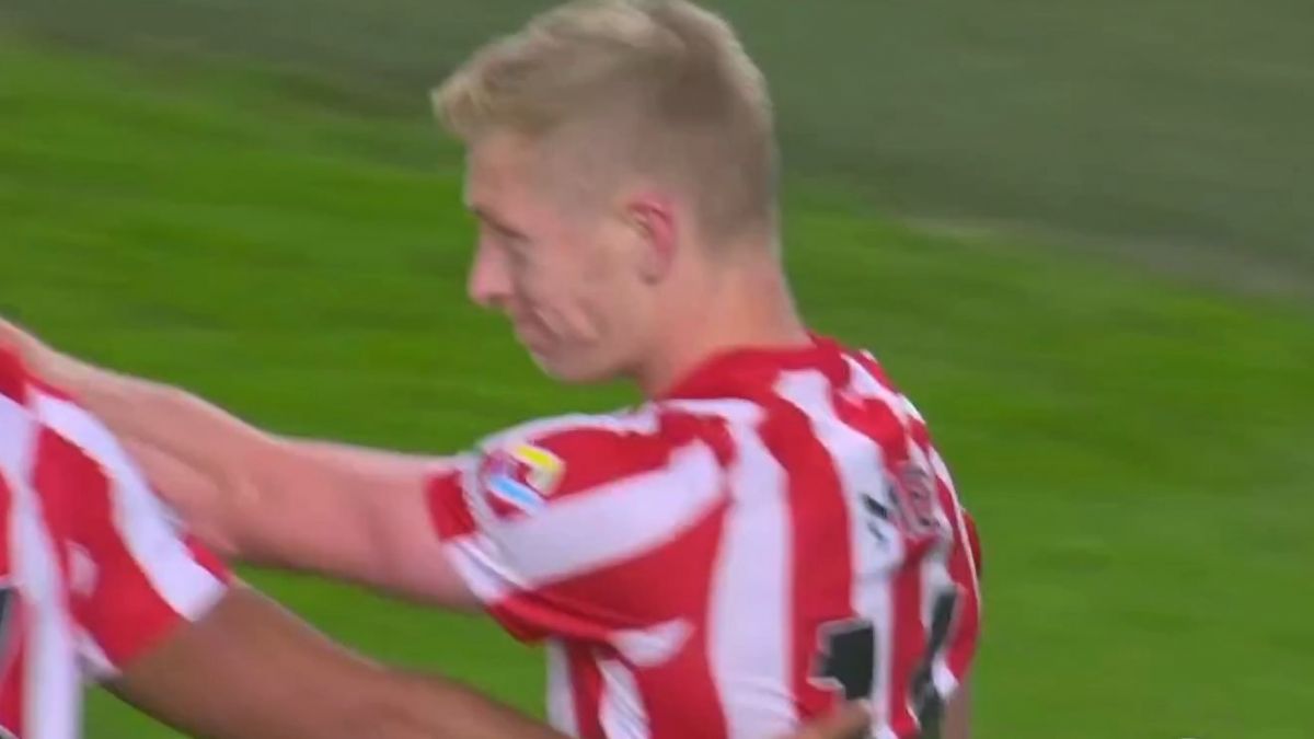 گل اول برنتفورد به لیورپول (گل به خودی کوناته)