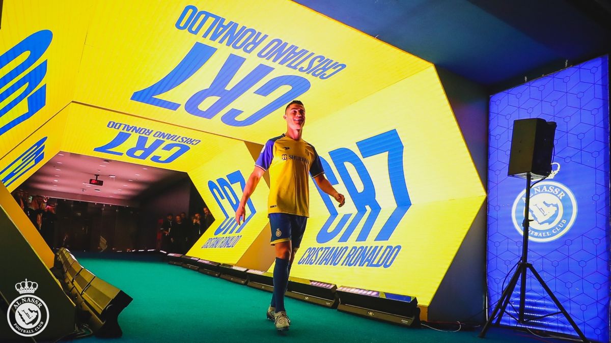 اولین تمرین النصر با حضور رونالدو