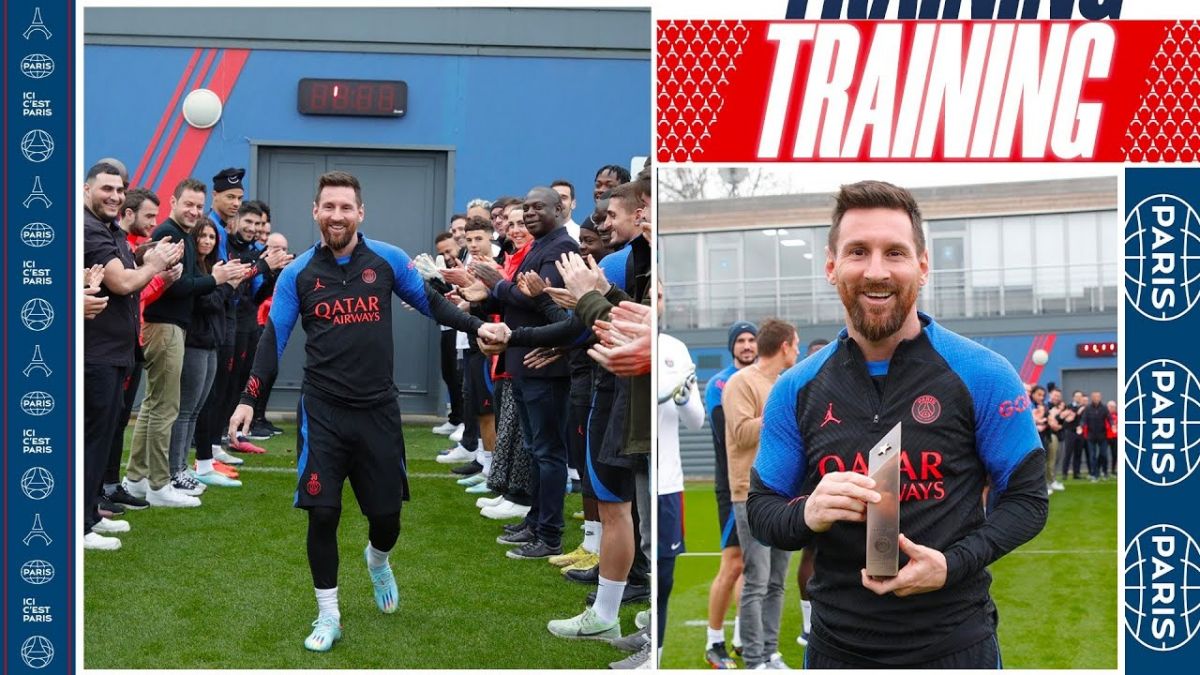 بازگشت لیونل مسی به تمرینات پاری سن ژرمن