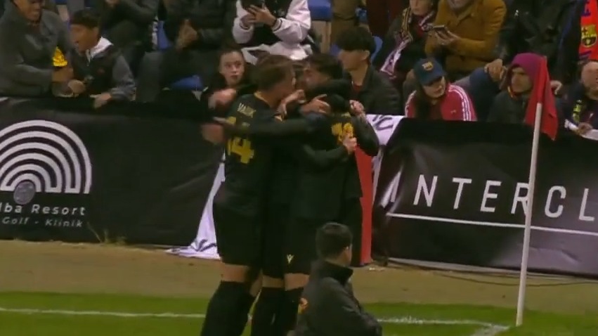 گل اول اینترسیتی به بارسلونا (سولدویلا)