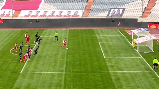 اختصاصی/ پنالتی گئورگی گولسیانی به نساجی از زاویه جایگاه خبرنگاران