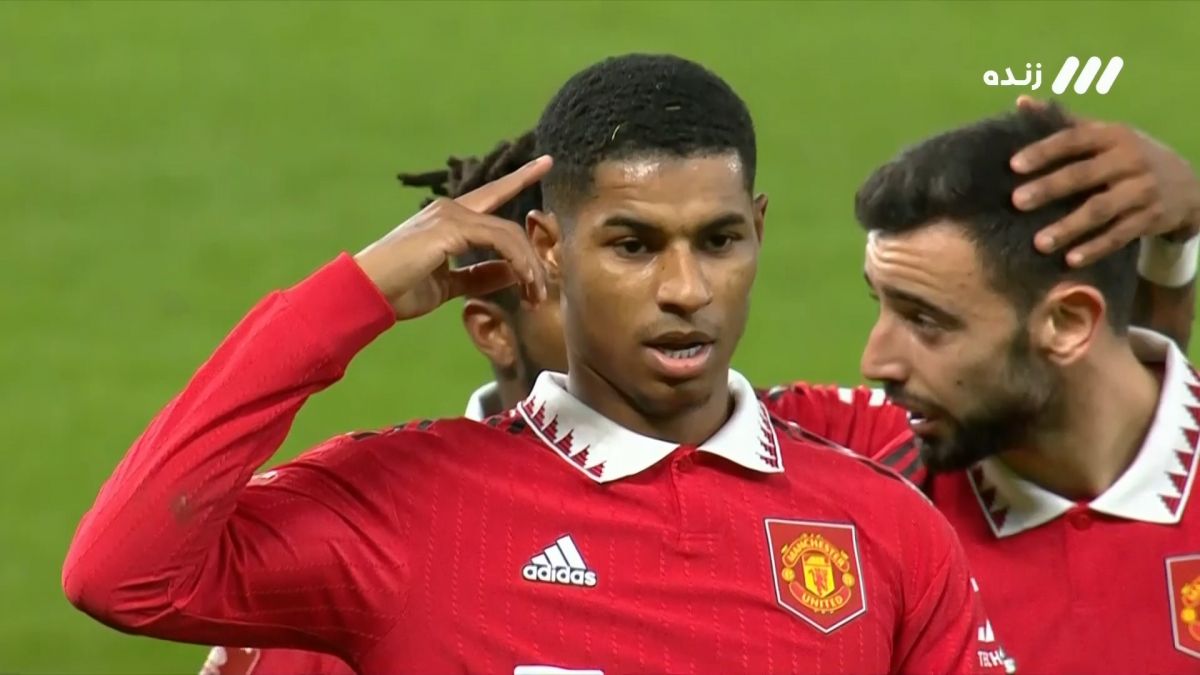 گل سوم منچستریونایتد به اورتون (رشفورد)