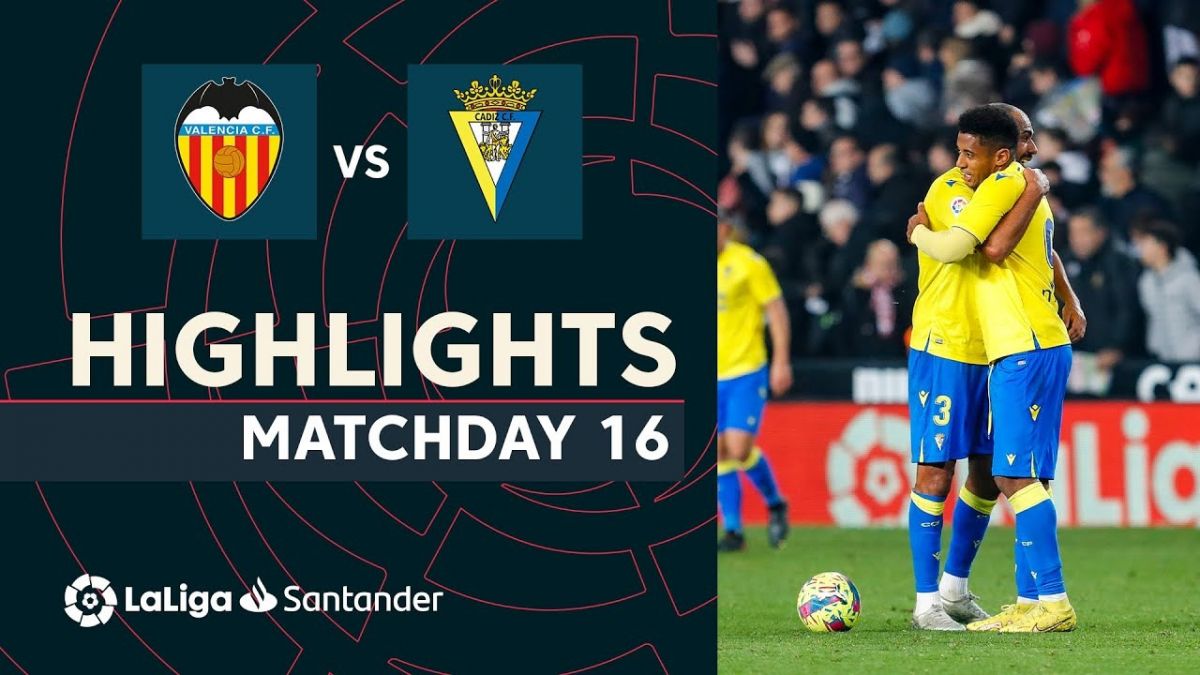 خلاصه بازی والنسیا 0-1 کادیز