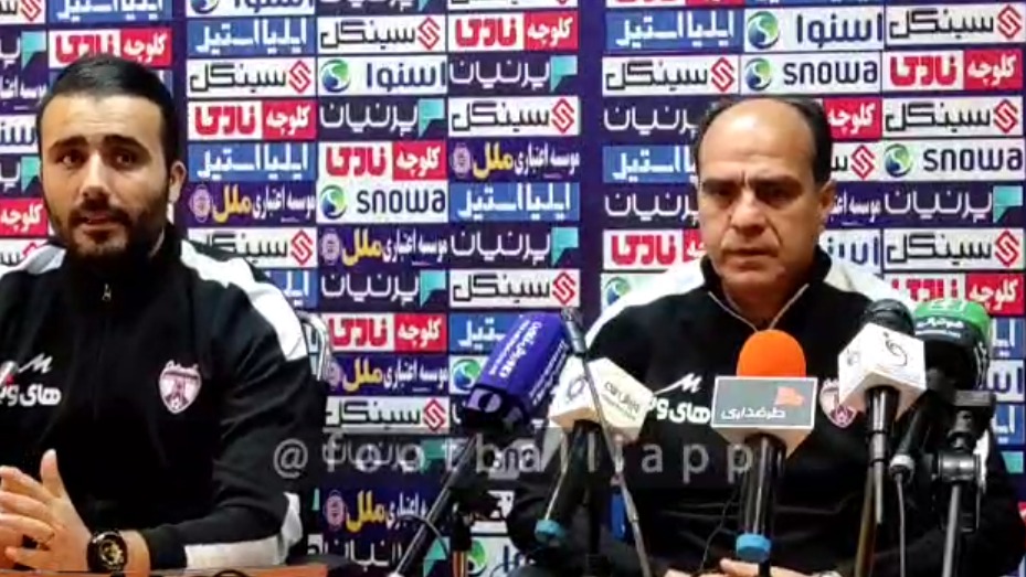 اختصاصی/ کنفرانس خبری قبل از بازی هوادار و چادرملوی اردکان