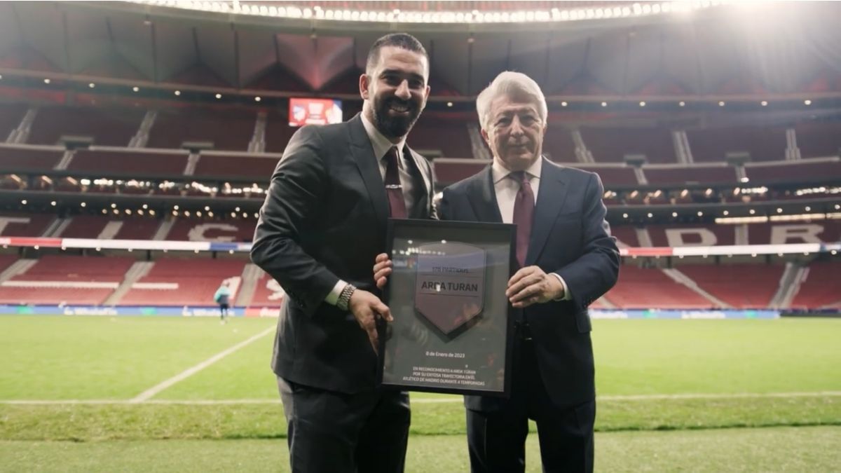 قدردانی باشگاه اتلتیکو مادرید از آردا توران