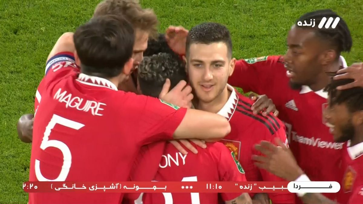 گل اول منچستریونایتد به چارلتون (گل زیبای آنتونی)