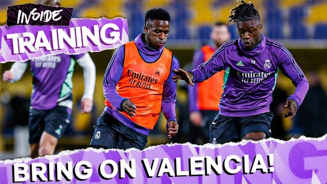 آخرین تمرین رئال مادرید برای تقابل با والنسیا در نیمه نهایی سوپرکاپ اسپانیا