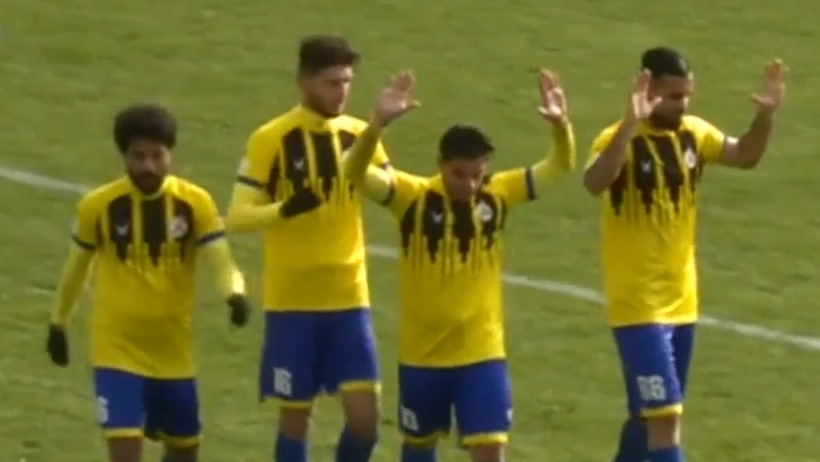 گل اول نفت مسجدسلیمان به ملوان (پیمان میری)