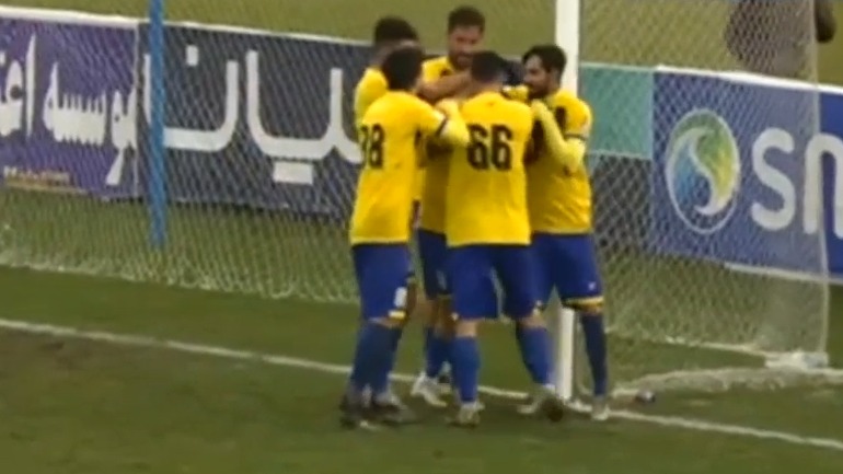 گل دوم نفت مسجدسلیمان به ملوان (سوپرکاشته شنانی)