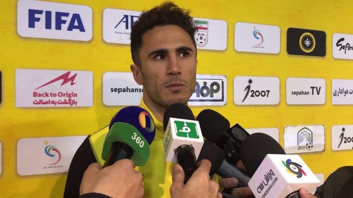 اختصاصی/ صحبت های بازیکنان سپاهان و سایپا بعد از بازی دو تیم