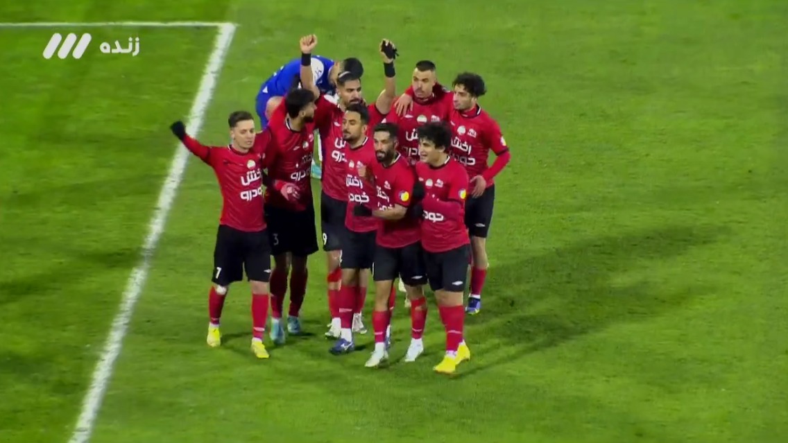 گل اول تراکتور به استقلال (رضا اسدی)