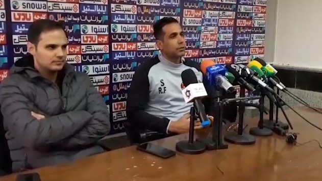 اختصاصی/ کنفرانس خبری مربیان بعد از بازی مس کرمان و صنعت نفت آبادان