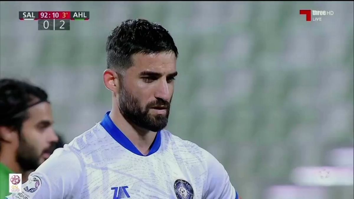 گل دوم السیلیه مقابل الاهلی توسط مهرداد محمدی
