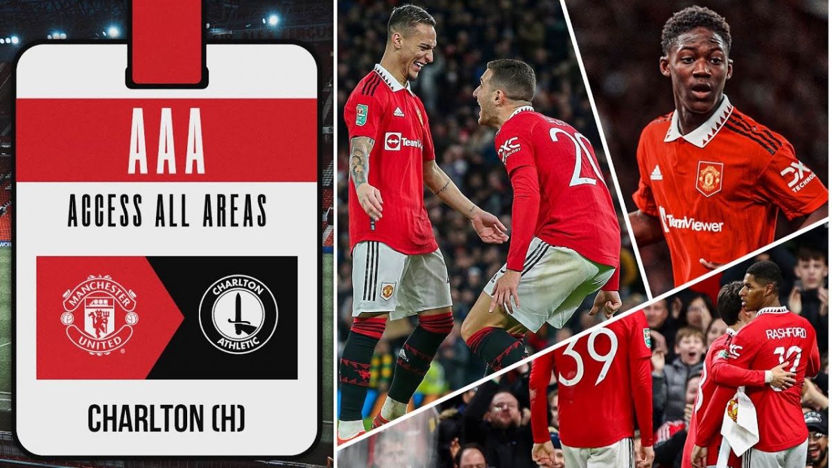 حواشی بازی منچستریونایتد 3-0 چارلتون از زاویه دوربین باشگاه منچستر