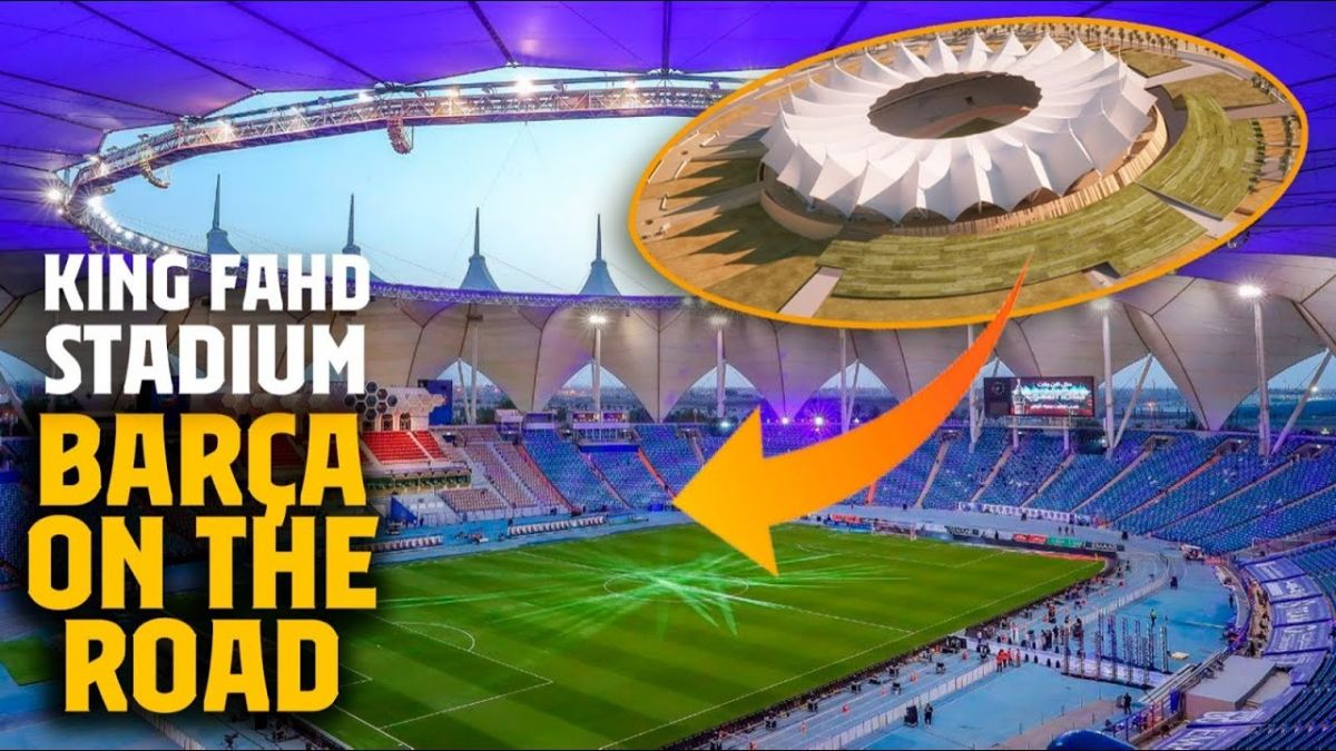 کلیپ باشگاه بارسلونا برای آشنایی با ورزشگاه ملک فهد میزبان بازی رئال و بارسلونا در فینال سوپرکاپ