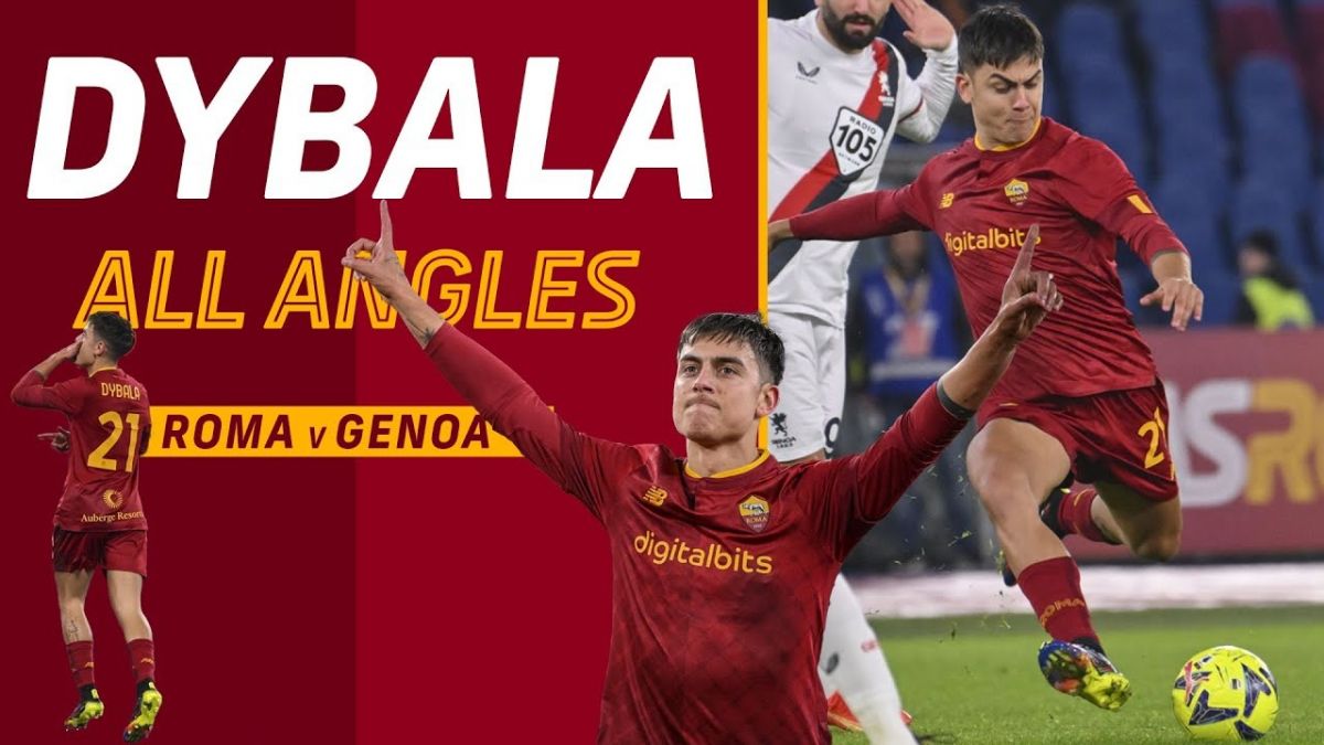 سوپرگل دیبالا مقابل جنوا از تمام زوایا