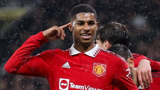 گل دوم منچستریونایتد به منچسترسیتی (مارکوس رشفورد)