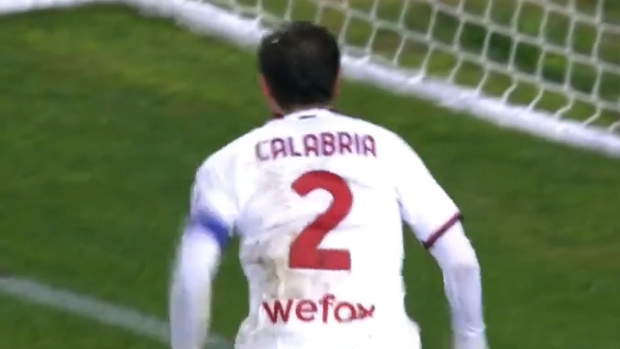 گل دوم میلان به لچه (کالابریا)