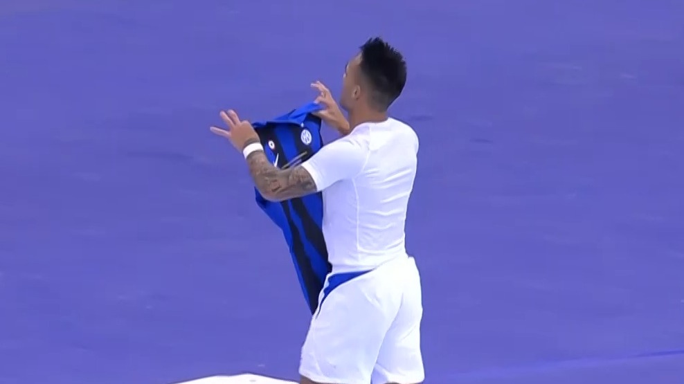 گل سوم اینتر به میلان (گل تماشایی مارتینز)