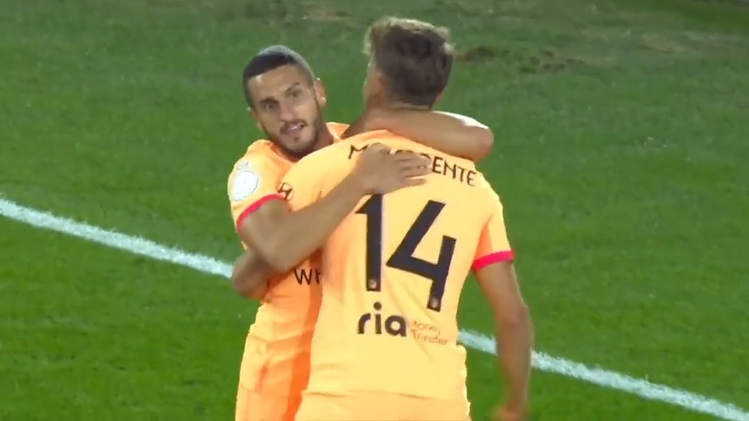 گل دوم اتلتیکو مادرید به لوانته (یورنته)