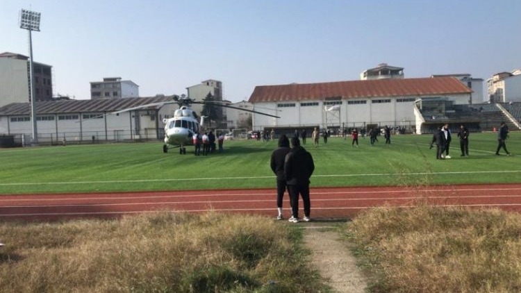 اتفاق عجیب در لیک یک / هلیکوپتر باعث تاخیر در آغاز دیدار شهرداری آستارا و مس شهربابک