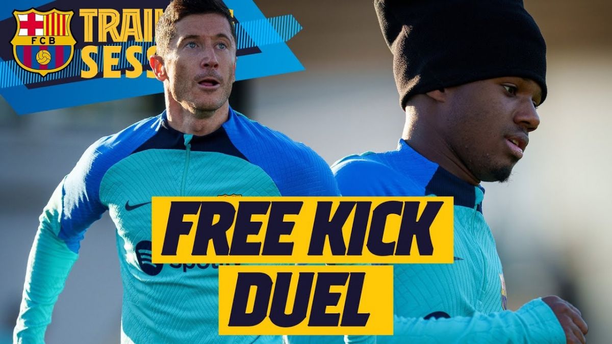 تمرینات روز گذشته بارسلونا (28 دی)