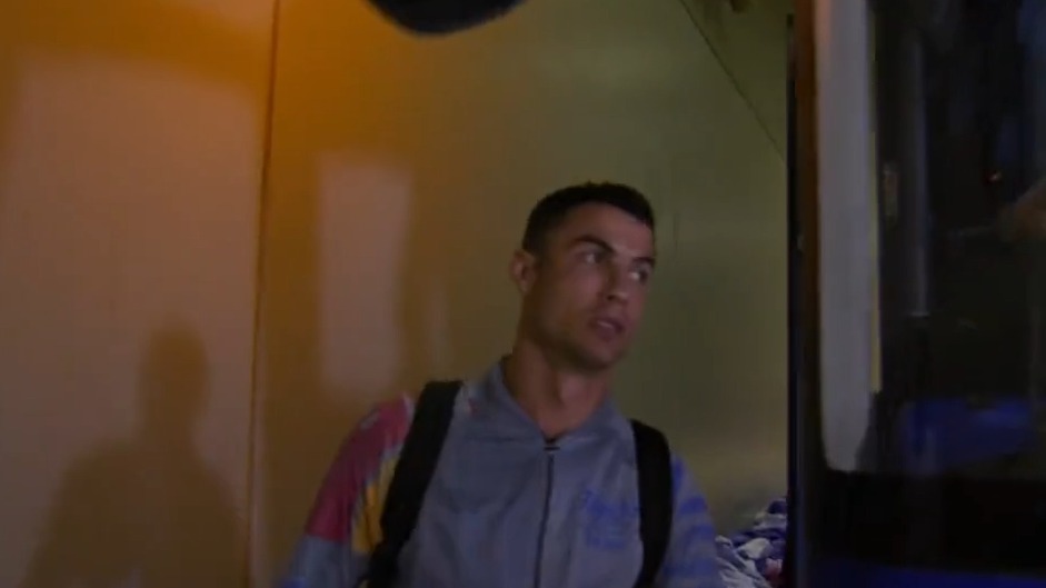 ورود رونالدو به ورزشگاه ملک فهد برای تقابل با پاری سن ژرمن