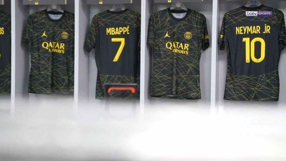 رختکن پاری سن ژرمن پیش از تقابل با منتخب ریاض