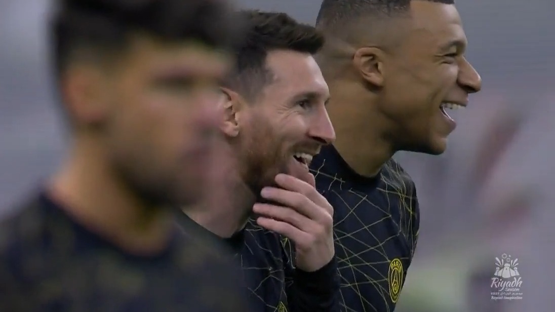 گل اول پاری سن ژرمن به منتخب ریاض (مسی)