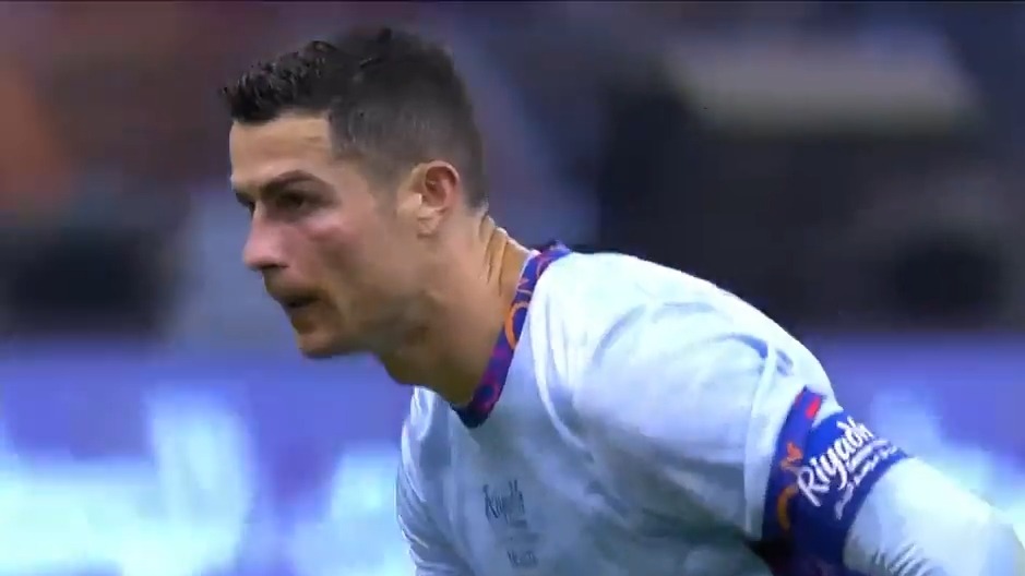 گل اول منتخب ریاض به پاری سن ژرمن (کریستیانو رونالدو)