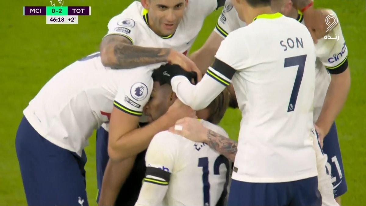 گل دوم تاتنهام به منچسترسیتی (امرسون رویال)