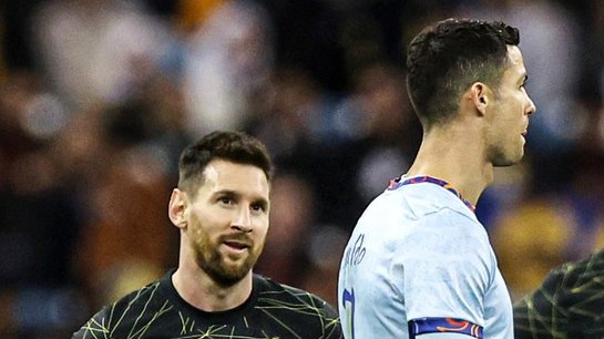 نگاه خاص و جالب لیونل مسی به کریستیانو رونالدو